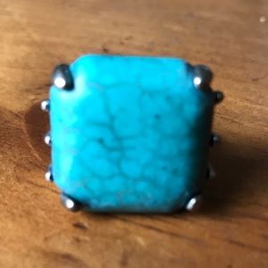Turquoise silver ring